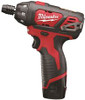 MILWAUKEE M12™ CORDLESS 12 VOLT LITHIUM-ION SCREWDRIVER WITH TWO BATTERIES, CHARGER AND CASE MILWAUKEE ELECTRIC TOOL 2401-22