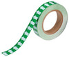 BRADY 120295 1" Width, 90' Length, B-946 High Performance Vinyl, White On Green Color Arrow Tape, Legend (Arrow Pictogram)