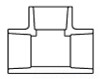 401-012 1-1/4 SXS TEE SCH-40 PVC SPEARS MFG. CO. 9200