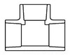 SPEARS 9199 1" in, PVC, Tee, sch 40, White, SxSxS, 10 pack - Beck LLC.