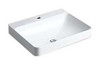 Kohler 952058 K- Vitreous china Above counter Rectangular Bathroom Sink, 25.512 x 20.472 x 9.843 inches, White