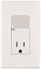 Leviton 606778 T6525-W 20 Pack 15-Amp 125V AC Combination Decora Tamper Resistant Receptacle with LED Guide Light, White