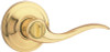 KWIKSET 803253  Tustin Privacy Leverset Polished Brass