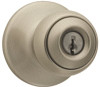 KWIKSET 558817 400P 15 6AL RCS 94002-407 Polo Keyed Entry Knob, Satin Nickel