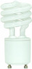 SATCO PRODUCTS 297525 SATCO® SPIRAL COMPACT FLUORESCENT LAMP, T2, MINI, 13 WATTS, 120 VOLTS, 4100K, 82 CRI, GU24 BASE