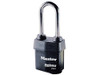 MASTERLOCK U009000 MASTERLOCK 6121KALJ-11G043 2-1/8" Wide Pro Series All Weather Padlock, 2-1/2" Shackle - Keyed Alike