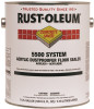 RUSTOLEUM 137058 RUST-OLEUM® CONCRETE SAVER® 5500 SYSTEM <100 VOC ACRYLIC DUST PROOFER FLOOR SEALER, CLEAR, 1 GALLON