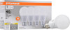 OSRAM SYLVANIA 3553388 SYLVANIA, 40W Equivalent, LED Light Bulb, A19 Lamp, 4 Pack, Soft White, Energy Saving & Longer Life, Value Line, Medium Base, Efficient 6W, 2700K