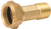 NATIONAL BRAND ALTERNATIVE 289400 Mueller Meter Coupling < 0.25 % Lead 3/4 " Mip X 3/4 " Fip Brass Bulk