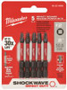 MILWAUKEE SHOCKWAVE™ 2 IN. POWER BIT SQUARE RECESS #2 5 PACK MILWAUKEE ELECTRIC TOOL 48-32-4606