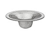 NATIONAL BRAND ALTERNATIVE 2463970 DANCO® BATHTUB DRAIN MESH STRAINER, STAINLESS STEEL, 2-3/4 IN.