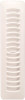 IMPERIAL MANUFACTURING 131906 IMPERIAL™ PLASTIC FLOOR / CEILING REGISTER, 2-1/4X12 IN., WHITE, 9 REGISTERS PER CASE