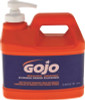 GOJO INDUSTRIES 118586 GOJO NATURAL* ORANGE Pumice Hand Cleaner Low Profile 1/2 Gallon with Pump Dispenser GOJ