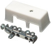 Arlington Industries 150717 Arlington -1 White Intersystem Zinc Grounding Bridge with Plastic Cover, 4-1/2-Inch