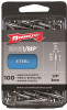 ARROW FASTENERS 160708 Arrow Fastener Medium Steel 1/8-Inch Rivets, 100-Pack
