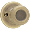 KWIKSET 803418 488T 5 Tylo Half-Dummy Knob, Antique Brass
