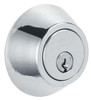 SCHLAGE 2479332 Dexter by JD60625 Single-Cylinder Deadbolt, Bright Chrome