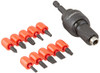 MILWAUKEE 288313 & #174 SHOCKWAVE & #8482 30 & #176 KNUCKLE & #8482 Pivoting Bit Holder Set, 11 PC