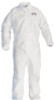 Kimberly Clark KCC44313 Kimberly-Clark Kleenguard A40 White Large Microporous Film Laminate Disposable General Purpose & Work Coveralls - Elastic Ankles, Elastic Wrists - [PRICE is per EACH]