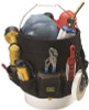 CUSTOM LEATHERCRAFT 812302 CLC Work Gear 48 Pocket Bucket Pockets