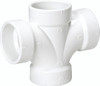 Mueller Industries 92183 DWV PVC DOUBLE SANITARY TEE 2"