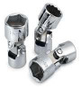 SK Hand Tool SKT43614 43614 12 Point 1/4-Inch Drive Flex Socket, 7/16-Inch, Chrome