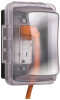 TAYMAC 289305 ® NON METALLIC DEEP HORIZONTAL OR VERTICAL SINGLE GANG IN USE 16 IN 1 WEATHER PROOF COVER, CLEAR