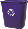 Rubbermaid 881105 ® COMMERCIAL DESK-SIDE RECYCLING CONTAINER, BLUE, 28-1/8 QUARTS
