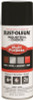 RUSTOLEUM 289394 Rust-Oleum Semi-Flat Black 1600 System General Purpose Enamel Spray Paint, 16 fl. oz. container, 12 oz. weight fill, Can (Pack of 6).