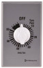 Intermatic 601537  60-Minute Spring Wound Countdown Wall Timer, Brushed Metal