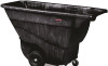 Rubbermaid 134197 Commercial Structural Foam Dump Truck, Black, 850-Pound Load Capacity, Black