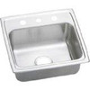 Elkay PSRQ19181  20 Gauge Stainless Steel 19" x 18" x 7.125" Single Bowl Top Mount Kitchen Sink