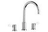 Elkay LKD2439C  8" Centerset Concealed Deck Mount Faucet with Arc Spout and 2-5/8" Lever Handles