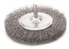 WILMAR WLMW1215 W1215 4" WIRE WHEEL -- 1/4" SHANK -- COARSE