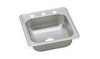 Elkay D117191  22 Gauge Stainless Steel 17" x 19" x 6.125" Single Bowl Top Mount Bar/Prep Sink