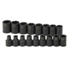SK Hand Tool SKT4036 s 4036 17-Piece 1/2-Inch Drive 6 Point Standard Metric Impact Socket Set