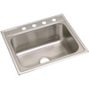 Elkay DPC12522104  20 Gauge Stainless Steel 25" x 22" x 10.25" Single Bowl Top Mount Kitchen Sink