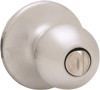 KWIKSET 132749  Polo Satin Chrome Bed/Bath Knob