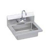 Elkay EHS-18X Professional Grade Wall Mounted Commercial Hand Sink with Faucet, 14"W x 16.5"D