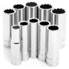 WILMAR WLMW38700 Performance Tool W38700 10-Piece 3/8-Inch Drive 12 Point Metric Deep Socket Set