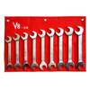 V-8 Tools V8T819 9pc Jumbo metric angle wrench set, sizes 24-32mm