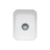Franke FCCK11013WH  Fireclay 12.63-Inch by 15.45-Inch by 7.87-Inch Single Bowl Undermount Kitchen Sink, White