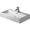 Duravit 454700027 0 - Washbasin 70 cm Vero white with of, with tp, 1 th, ground