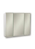 JENSEN 255224XJensen Tri-View Bevel Mirror Medicine Cabinet, 24" x 24"
