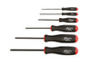 Bondhus BND74686 Set of 6 Balldriver Screwdrivers with ProHold Tip, ProGuard Finish, sizes 1.5-5mm.