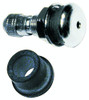 Amflo AMF30-445 Tru-Flate Clamp-In Hi-Performance Chrome Plated Tire Valves for .453" or .625" Dia. Holes.
