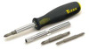 Titan TIT11010 6-In-1 Ratcheting Screwdriver W/ Cushion Grip