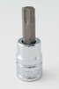 Titan TIT68950 Torx Bit Socket, 3/8" Drive, T50, Chrome