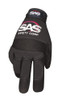 SAS Safety SAS6712 Mechanics Impact Gloves, Synthetic Leather Padded Palm, Velcro Wrist, Black, Medium