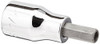 SK Hand Tool SKT44216 Hex Tamper Proof 3/8-Inch Drive Bit Socket, 1/4-Inch, Chrome